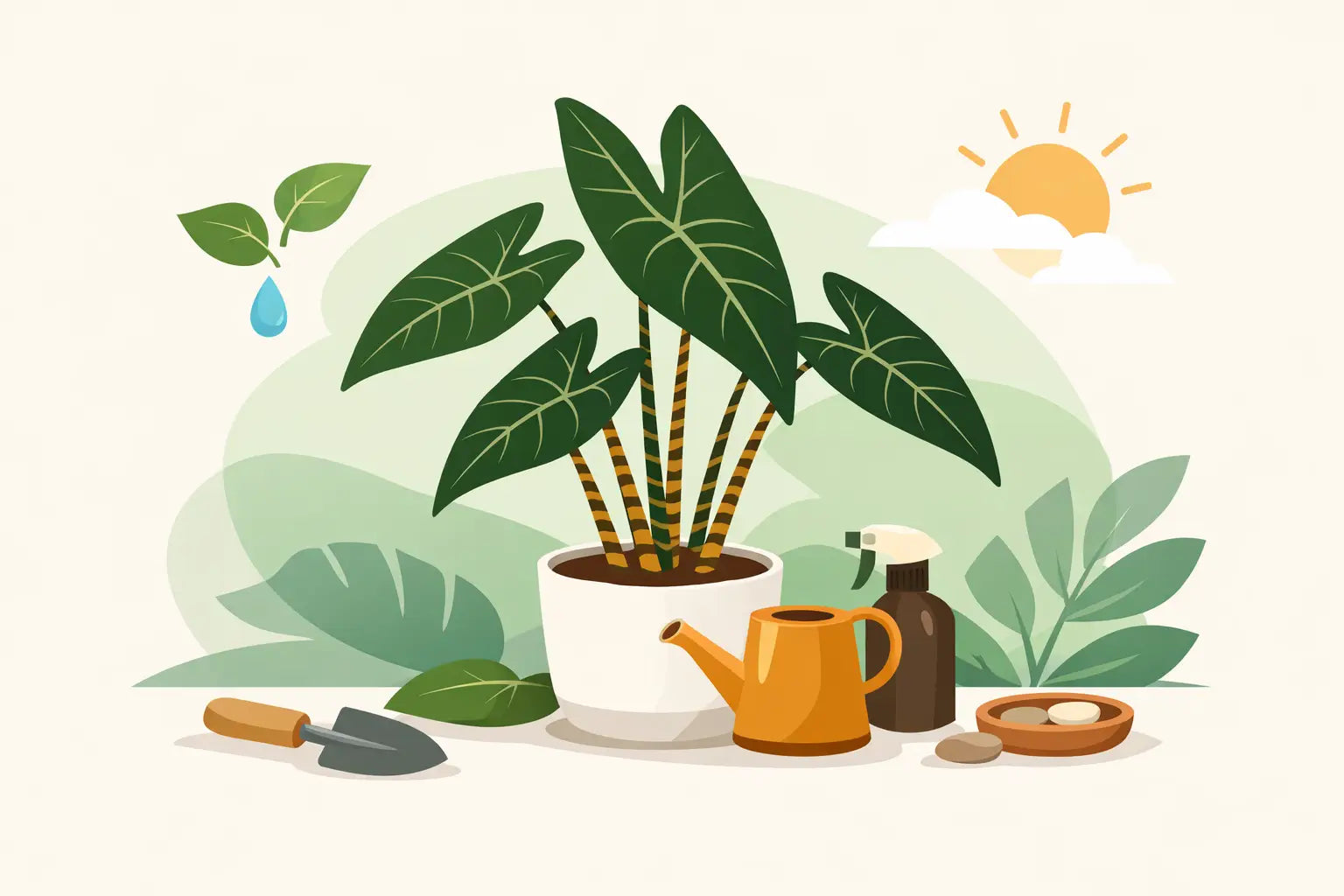Alocasia Zebrina Pflege leicht gemacht