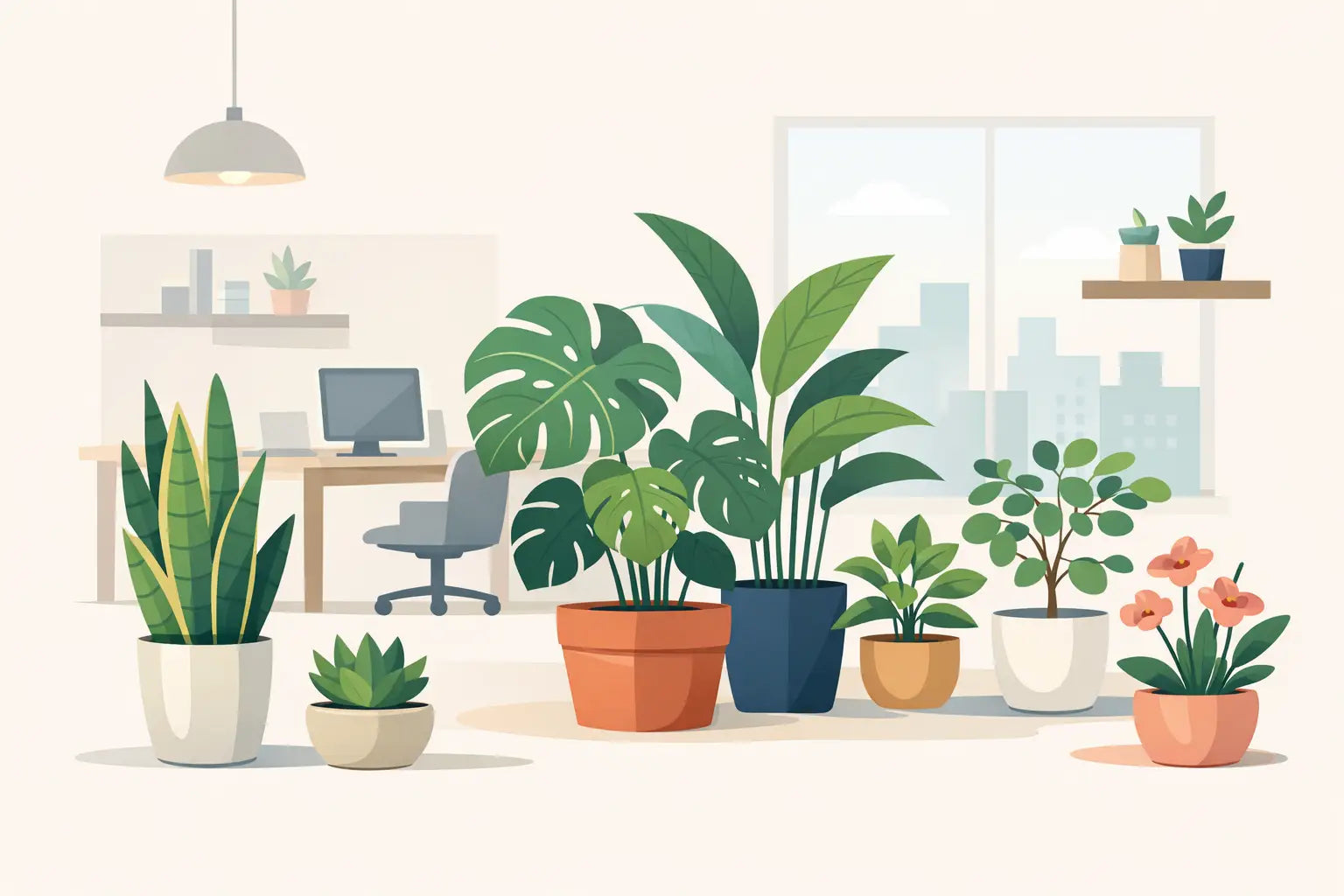 Welche Pflanze passt ins Büro? 7 schöne Ideen