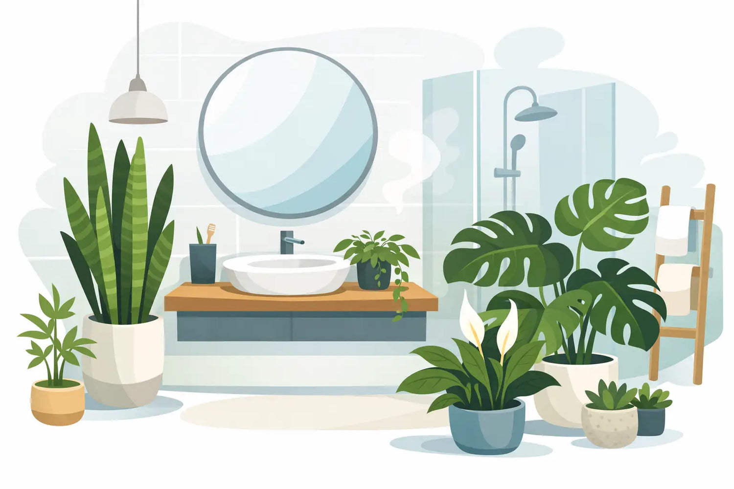 Welche Pflanze passt ins Badezimmer?
