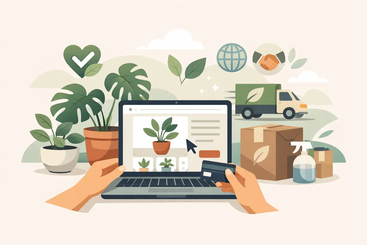 Faire Zimmerpflanzen im Online Shop kaufen