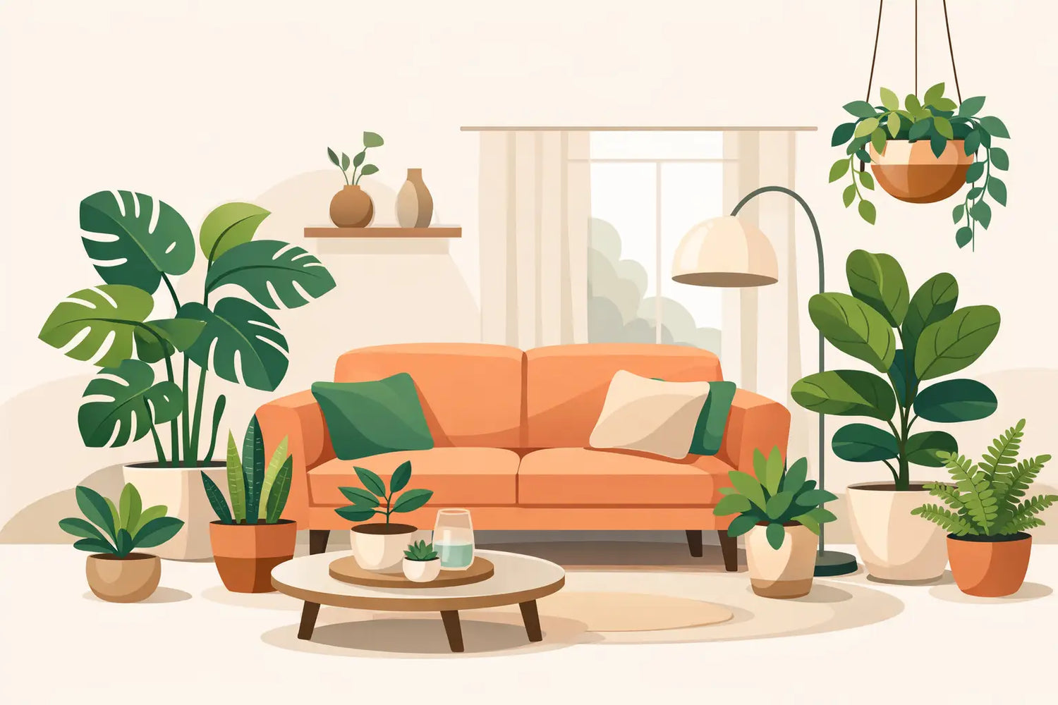 Welche Zimmerpflanzen fürs Wohnzimmer?
